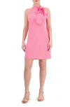 VINCE CAMUTO TIE NECK A-LINE DRESS