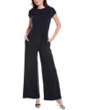 Shop Vince Camuto Tie Side Jumpsuit In Blue