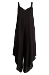 VINCE CAMUTO VINCE CAMUTO TIE STRAP CROP WIDE LEG JUMPSUIT