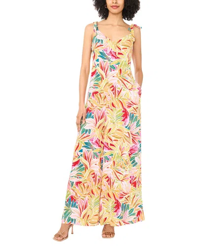 Vince Camuto Tie Strap Jumpsuit In Multi