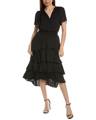 Vince Camuto Tiered Dress In Black