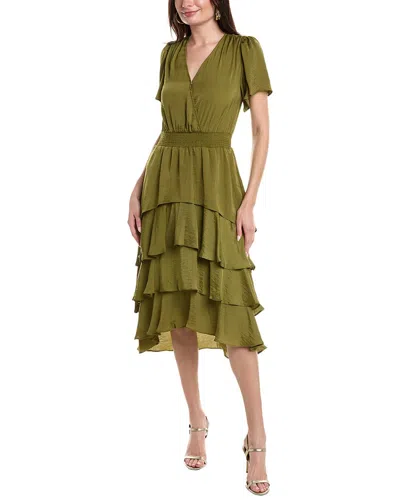Vince Camuto Tiered Dress In Green