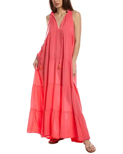Vince Camuto Tiered Maxi Dress In Pink
