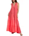 Vince Camuto Tiered Maxi Dress In Pink