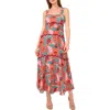 Vince Camuto Rickrack Trim Tiered Maxi Dress