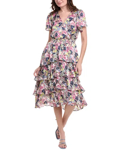 VINCE CAMUTO TIERED MIDI DRESS