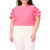 Vince Camuto Tiered Ruffle Sleeve Top