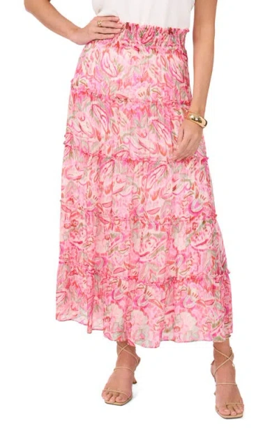 Vince Camuto Tiered Smocked Waist Maxi Skirt