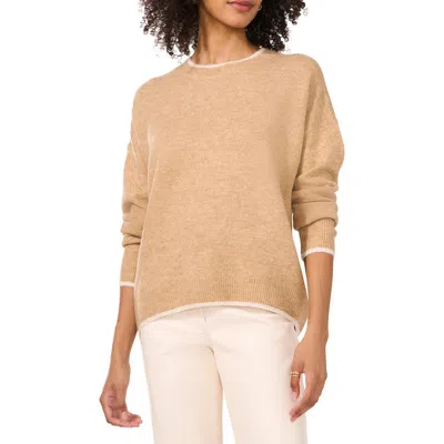 VINCE CAMUTO VINCE CAMUTO TIPPED CREWNECK SWEATER
