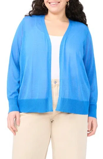 Vince Camuto Tissue Knit Cardigan In Blue