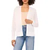 Vince Camuto Tissue Knit Cardigan In Bright White