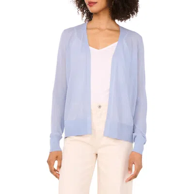 Vince Camuto Tissue Knit Cardigan In Clear Sky