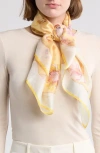 Vince Camuto Toile Square Scarf In Yellow