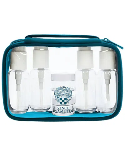 Vince Camuto Travel Bottles With Carrying Pouch In Blue