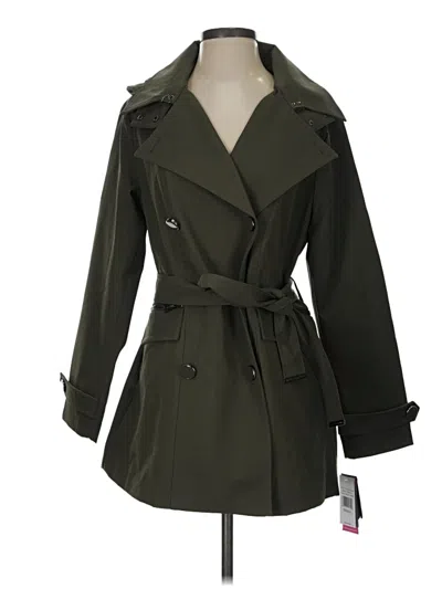 Vince Camuto Trenchcoat In Green