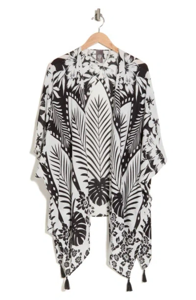 Vince Camuto Tropical Print Duster In Multi