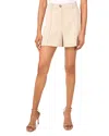 Vince Camuto Metallic Trouser Shorts In Riviera Sand
