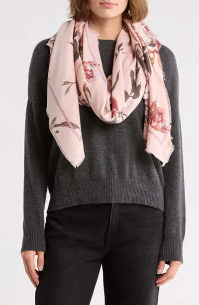Vince Camuto Tulip Wrap Scarf In Pink