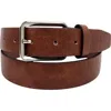 Vince Camuto Tumbled Leather Belt In Brown