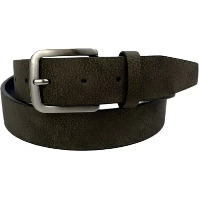 Vince Camuto Tumbled Leather Belt In Transparent