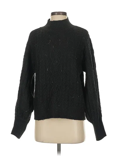 Pre-owned Vince Camuto Turtleneck Sweater In Black
