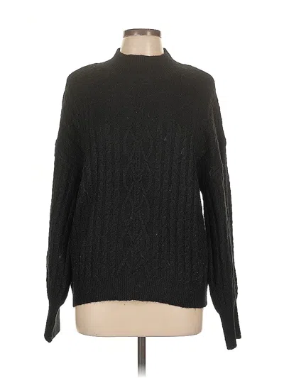 Pre-owned Vince Camuto Turtleneck Sweater In Black