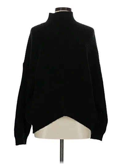 Pre-owned Vince Camuto Turtleneck Sweater In Black