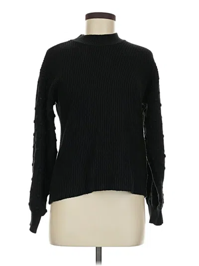 Pre-owned Vince Camuto Turtleneck Sweater In Black