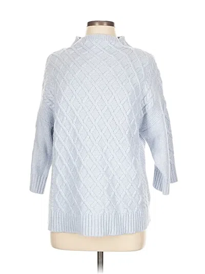 Pre-owned Vince Camuto Turtleneck Sweater In Blue