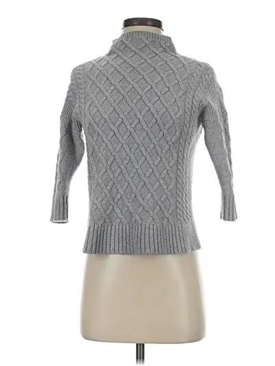 Pre-owned Vince Camuto Turtleneck Sweater In Gray