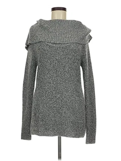 Pre-owned Vince Camuto Turtleneck Sweater In Gray