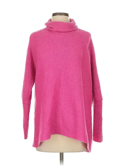 Pre-owned Vince Camuto Turtleneck Sweater In Pink