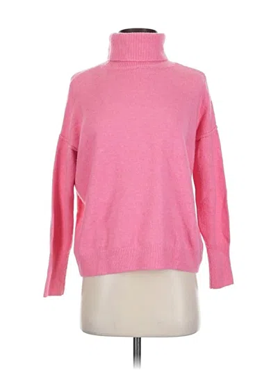 Pre-owned Vince Camuto Turtleneck Sweater In Pink