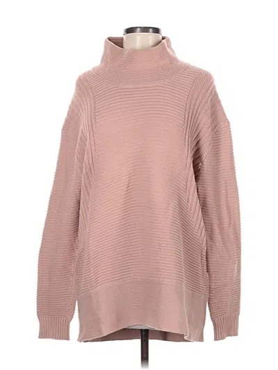 Pre-owned Vince Camuto Turtleneck Sweater In Pink