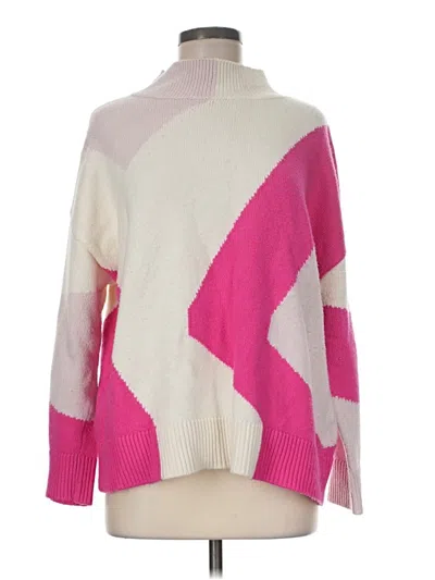 Pre-owned Vince Camuto Turtleneck Sweater In Pink