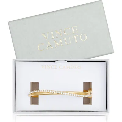 Vince Camuto Twist Hinge Bracelet In Gold
