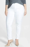Vince Camuto Plus Womens Skinny High Waist Jeans In Ultra White