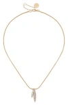 Vince Camuto Two-tone Pendant Necklace In Two Tone