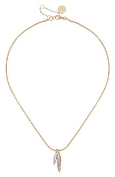 Vince Camuto Two-tone Pendant Necklace In Two Tone