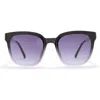 Vince Camuto Two-tone Square Sunglasses In Black/grey
