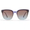 Vince Camuto Two-tone Square Sunglasses In Purple