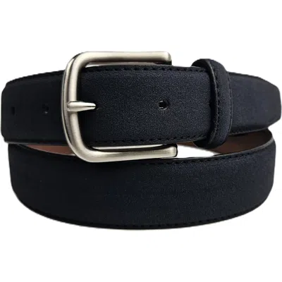 Vince Camuto Ultra Suede Belt In Black