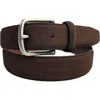 Vince Camuto Ultra Suede Belt In Brown