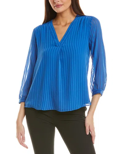 Vince Camuto V Neck 3/4 Sleeve Blouse