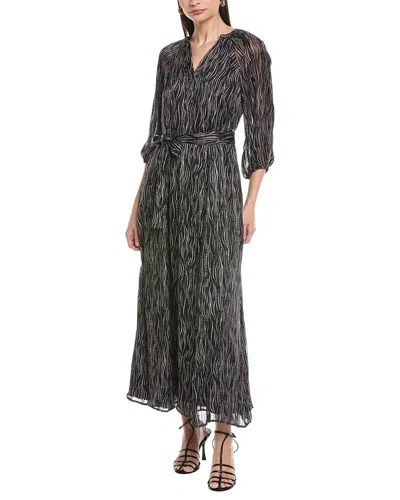 Vince Camuto V-neck Maxi Dress In Black