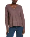 Vince Camuto V-neck Sweater In Purple