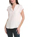 Vince Camuto V-neck Top In Pink