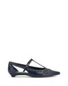 Vince Camuto Valkie Pointed Toe Flat In Blue