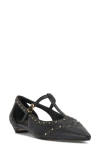 Vince Camuto Valkie Pointed Toe Flat In Black