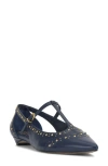 Vince Camuto Valkie Pointed Toe Flat In Blue
